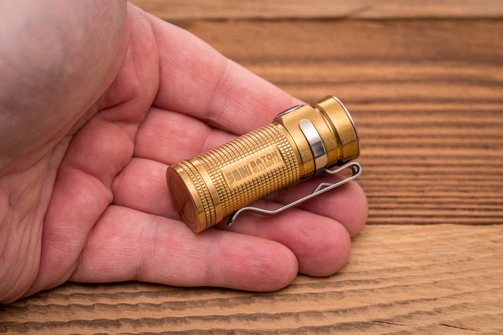 Olight - S Mini Baton Raw Brass