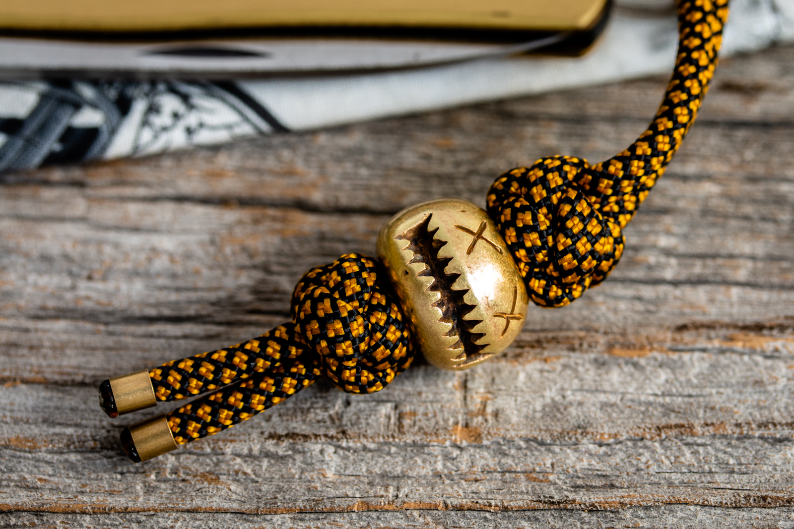 Details about   B-HOLE XB Bead • Lanyard Bead • EDC • Solid Brass Build • Limited 1x Bead 
